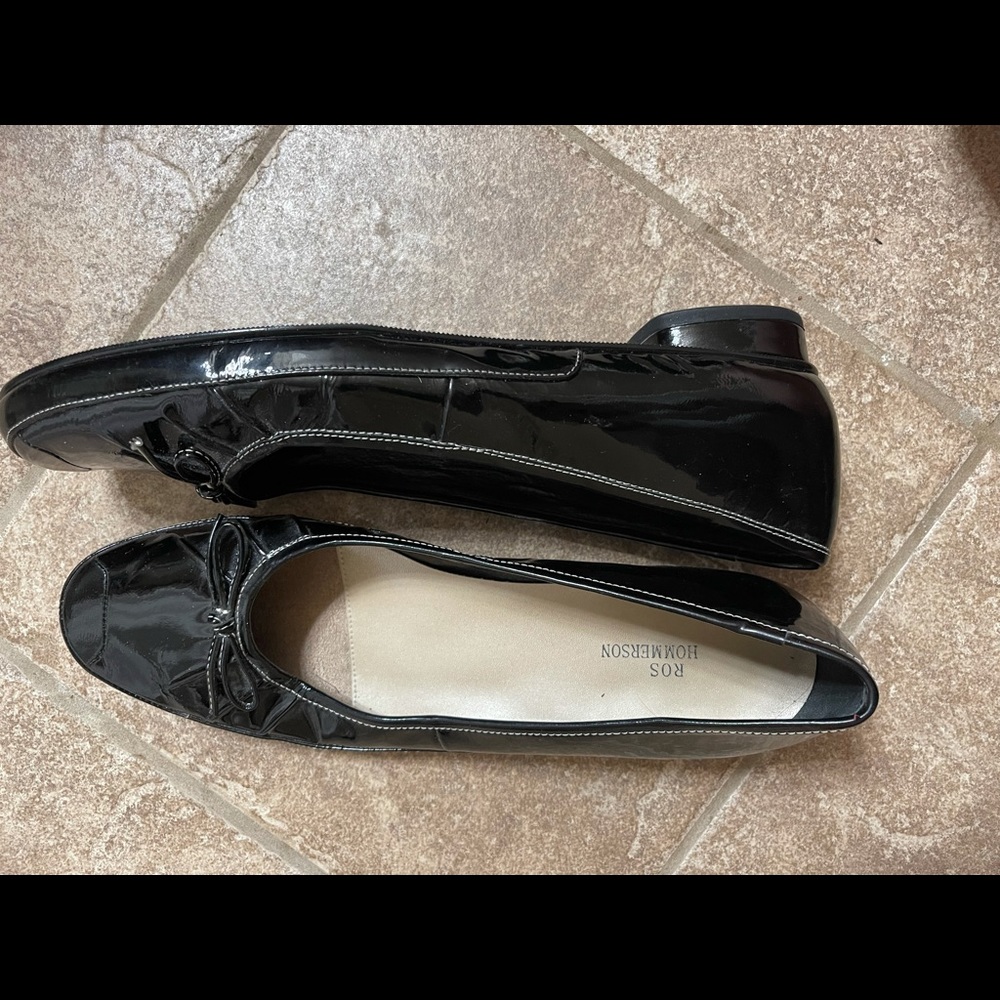 Ros Hommerson Black Ballet Flats